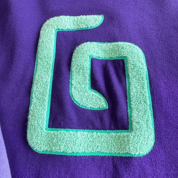 Karl Jacobs Enchantment Hoodie Mens M Purple Multi Colorblock Gamer Streetwear‎ - Picture 12 of 16